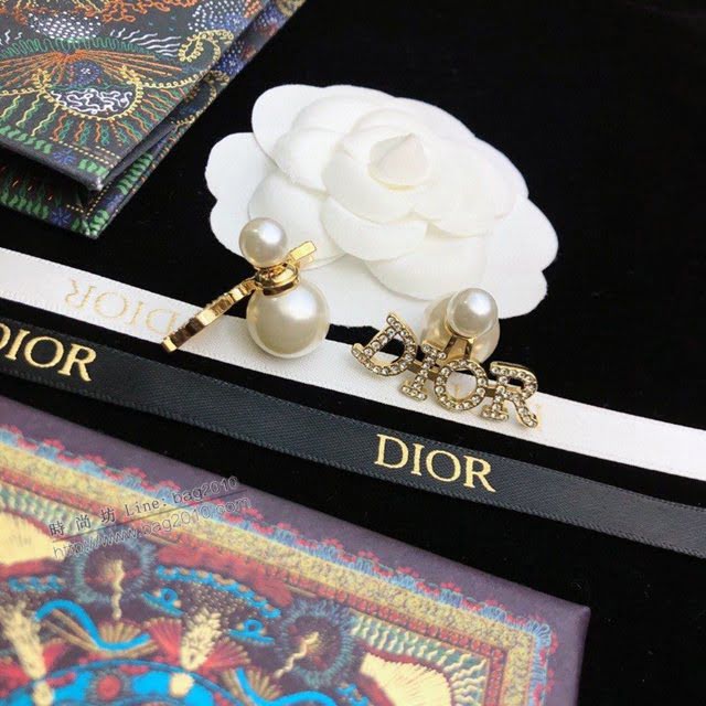 Dior飾品 2021新款DIOR迪奧字母耳釘耳環  zgd1190